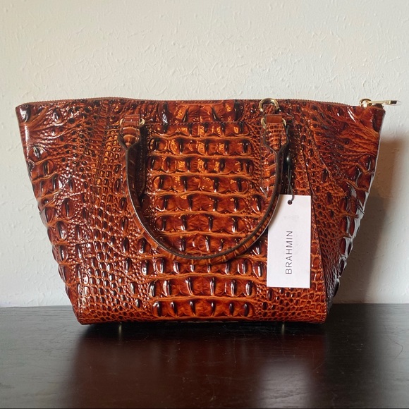 NEW! Brahmin Mini Camila In Pecan Color - Picture 9 of 14